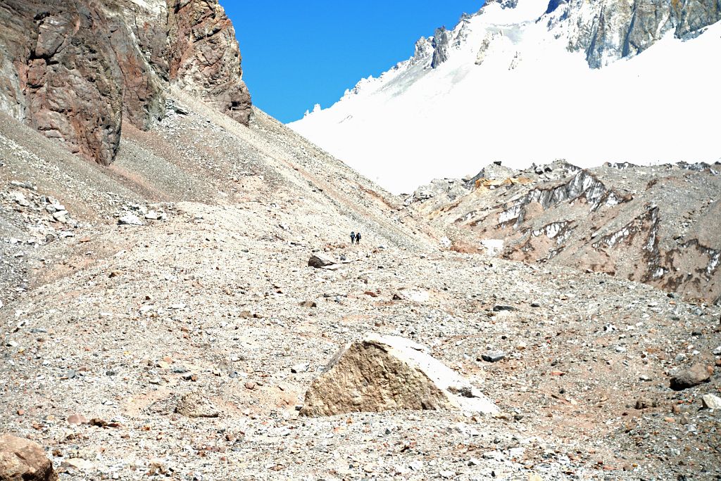 04 Starting The Climb From Plaza Argentina Base Camp Towards Camp 1